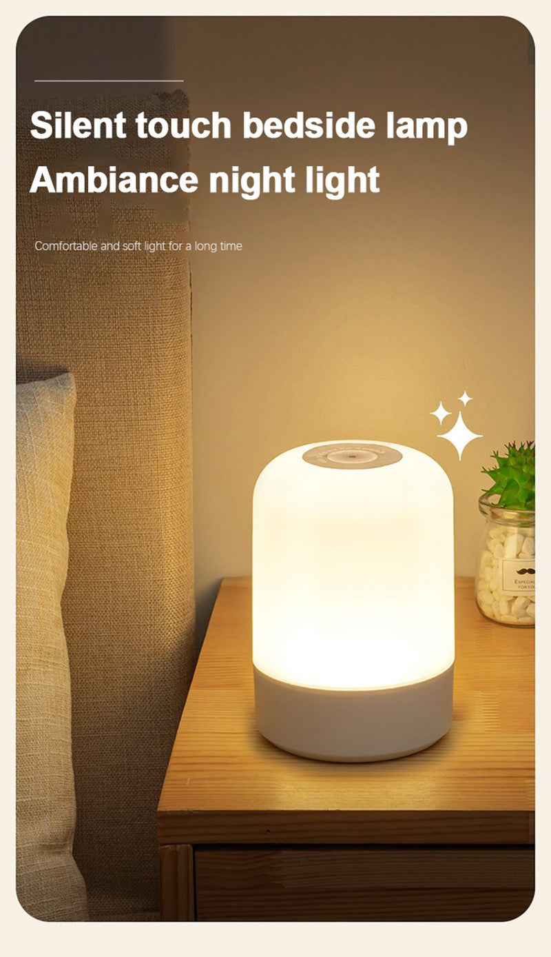 Led Night Lights Bedside Dimmable Charging Desktop Night Lamps Bedroom Bedside Lighting Decoration Touch Led Reading Table Lamp