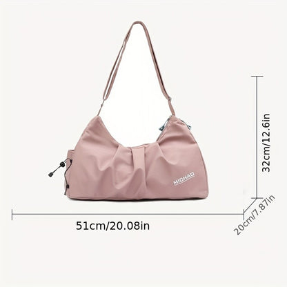 Yoga Bag Women's Sports Fitness Training Bag Fashionable Short Trip Luggage Bag Large Capacity Travel Bag Lightweight Travel