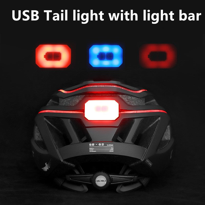 Capacete de Ciclismo Profissional COLNELS com Lanterna Traseira USB e Barra de Luz para Ciclismo de Estrada e Esportes ao Ar Livre
