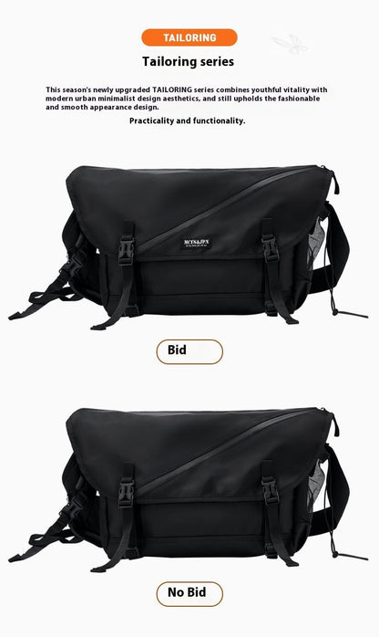 Causal Nylon Shoulder Man Bag Japanese Teenager School Laptop Sling Men's Bag Streetwear Travel Cross Bag Messenger Bags for Men