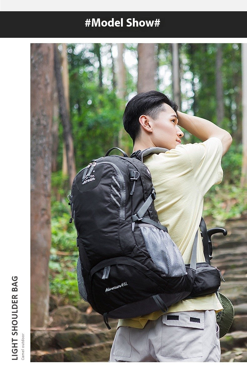 Mochilas de Caminhada Impermeáveis Masculinas e Femininas para Atividades ao Ar Livre, Montanhismo, Viagens, Esportes, Mochila de Grande Capacidade para Acampamento