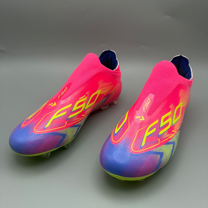 Mens Boys Professional Football Boots TF/FG Soccer Shoes High Ankle Kids Cleats Training Sport Sneakers Outdoor High-quality