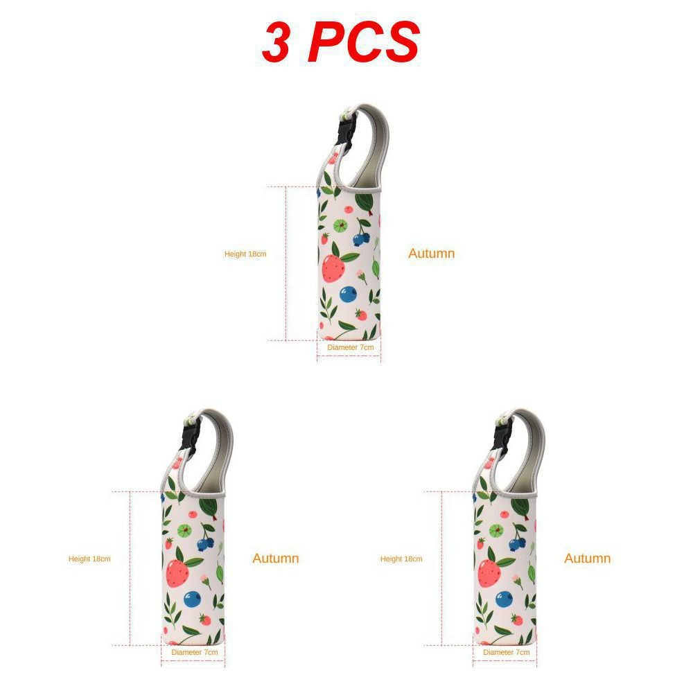 Baby Bottle Cover Portable Water Bottle Case Sleeve Sports Insulation Water Bottle Covers Pouch With Strap Holder Bottle Bag