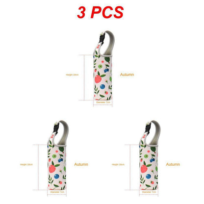 Baby Bottle Cover Portable Water Bottle Case Sleeve Sports Insulation Water Bottle Covers Pouch With Strap Holder Bottle Bag
