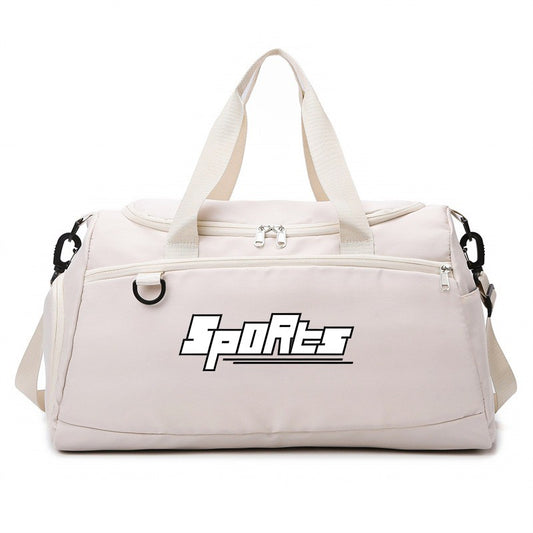 Multifunctional Large Capacity Handbag Waterproof Outdoor Travel Daypack with Wet Dry Shoe Compartment Trendy Fitness Sports Bag