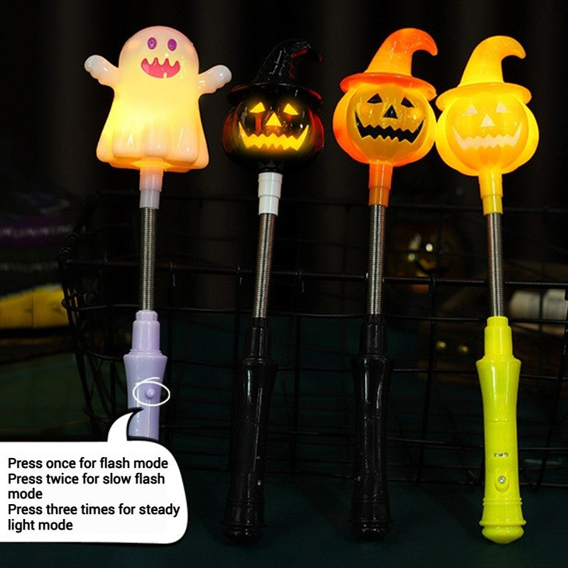 Halloween Shakeing Stick Glow in The Dark Luminous Glow Sticks Halloween Party Favors Day of The Dead Cosplay Party Accessories