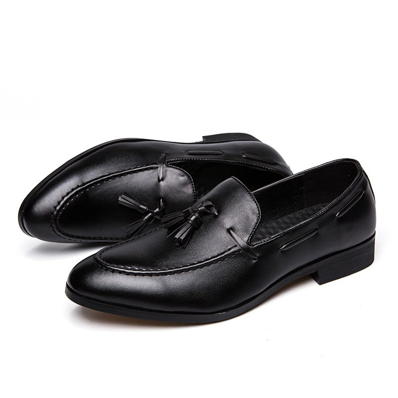 Social Shoe Male High Quality Formal Leather Shoes Men Casual Tassels Business Loafers For Man Dress Shoes Comfortable