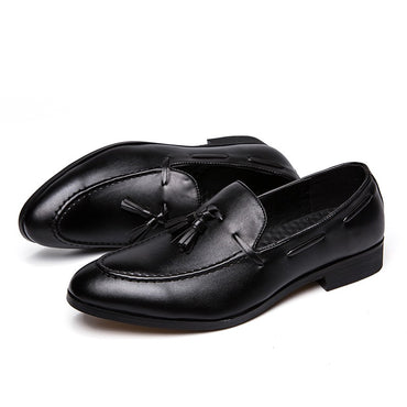 Social Shoe Male High Quality Formal Leather Shoes Men Casual Tassels Business Loafers For Man Dress Shoes Comfortable