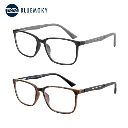 BLUEMOKY Anti Blue Light Reading Glasses For Men Women?Sport Square Frame Readers Anti Glare Computer Eyewear