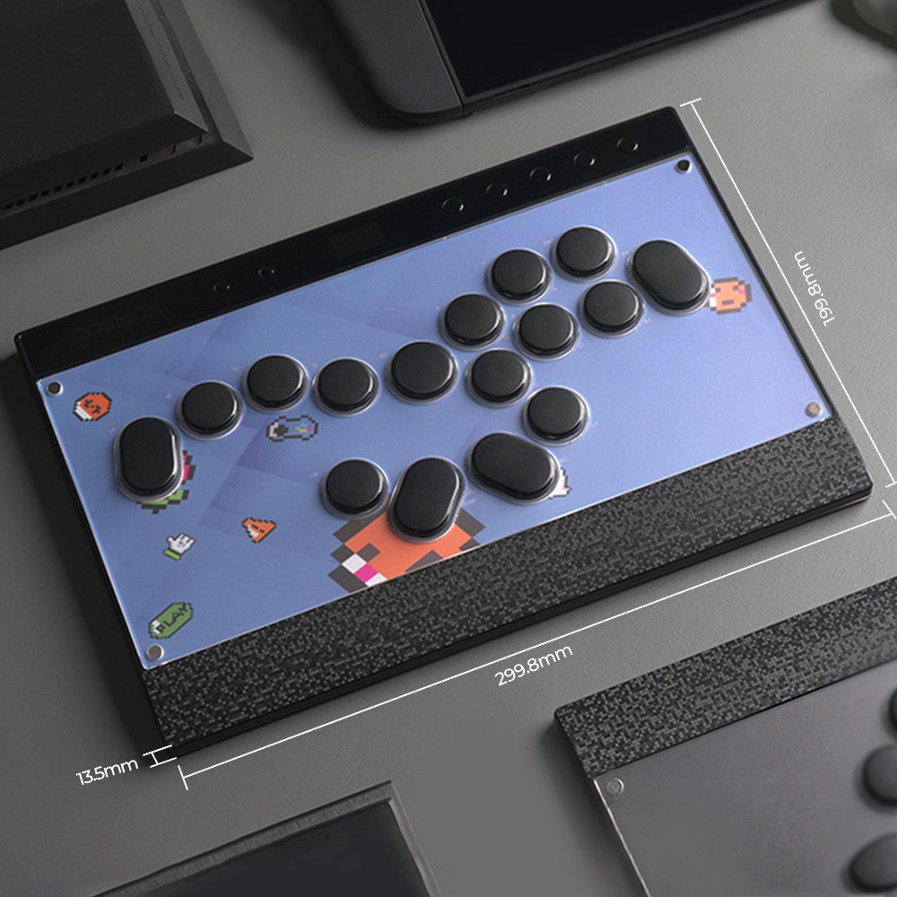 Haute42 Controle Magnético Arcade Sem Alavanca C16-S Teclado Controle Hitbox Sem Alavanca Para PC/PS4/PS5/Switch Fight Stick Hitbox