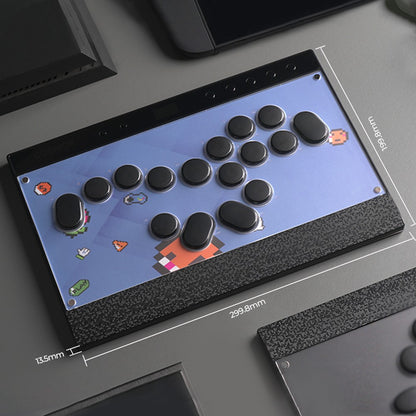 Haute42 Controle Magnético Arcade Sem Alavanca C16-S Teclado Controle Hitbox Sem Alavanca Para PC/PS4/PS5/Switch Fight Stick Hitbox