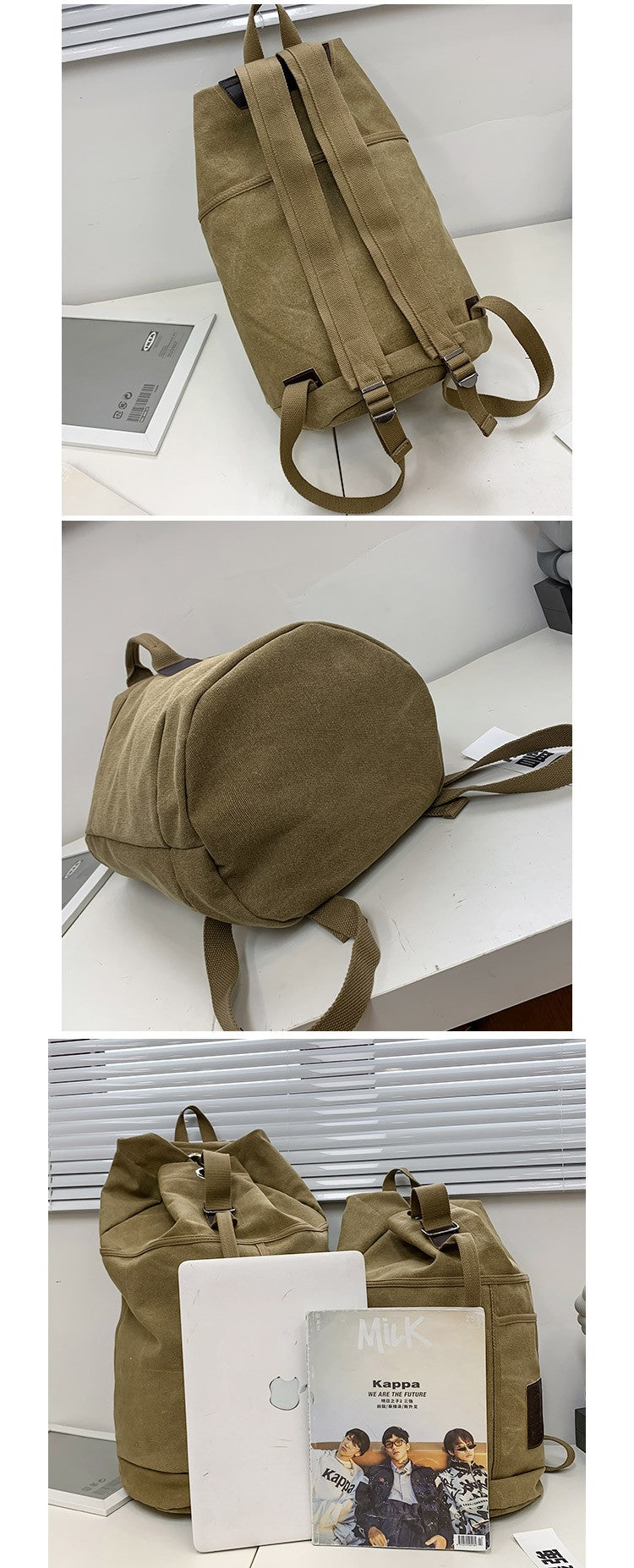 Mochilas de viagem masculinas esportivas de grande capacidade, bolsa de ombro de lona, mochila masculina para caminhada, mochila esportiva masculina, ao ar livre