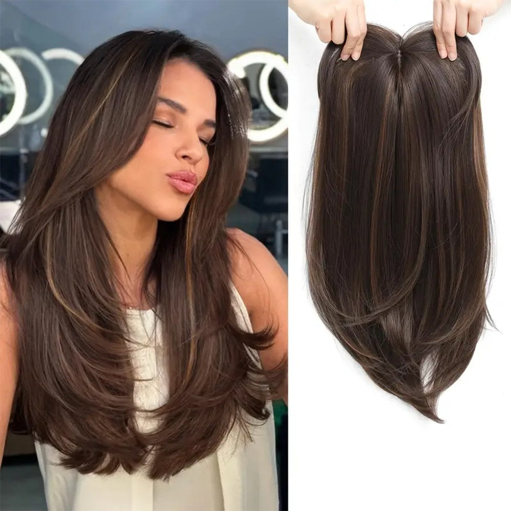 Aplique Sintético Com Franja para o Dia a Dia Prendedor de Cabelo Extensão de Cabelo Acessórios de Cabelo