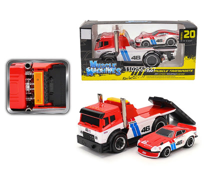 Maisto 1:64 1972 Datsun 240Z BRE JDM Reboque Caminhão Cama Americana clássica Muscle Car Modelo Die-Cast Coleção Presente