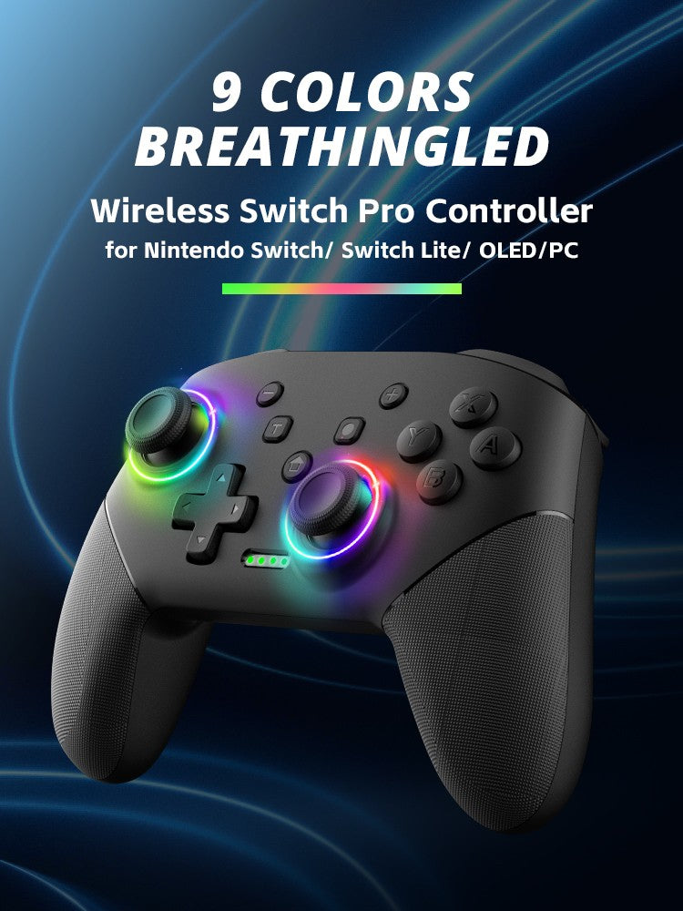 DATA FROG Wireless Controller For Switch OLED/Lite Console Pro Gamepad with 1000Mah Battery Programmable Turbo Function
