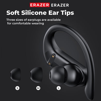 XT60 Bluetooth 5.3 Earphones True Wireless Headphones Button Control Noise Reduction Earhooks Waterproof with Mic Headset