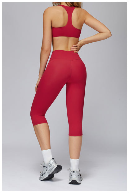 Ctenkevet High Waist Sport Legging Women 7-Divide Pants Gym Pants Women Running Workout Leggings Female Soft Push Up Tights