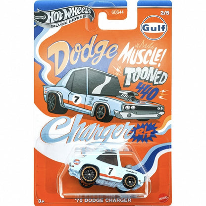 Hot Wheels Silver Series Gulf Tooned Toyota Supra Chevrolet Volkswagen Golf 1/64 Diecast Carro Modelo Brinquedo de Coleção de Presente