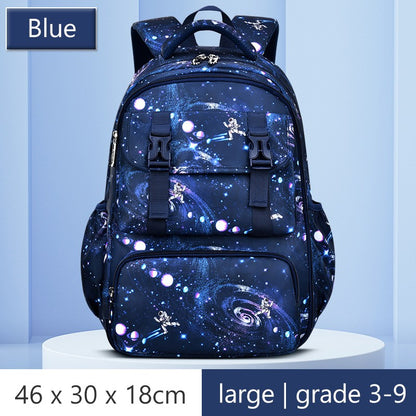 Mochila Ergonômica de Suporte Confortável para Coluna, para Livros Infantis do Ensino Fundamental e Médio Meninos Leve