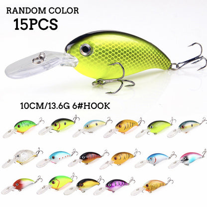 Kit de Iscas Artificiais para Pesca - Crankbait, Minnow, Popper, Pencil, Swimbait, Wobblers e Bionic Crank - Terno de Pesca
