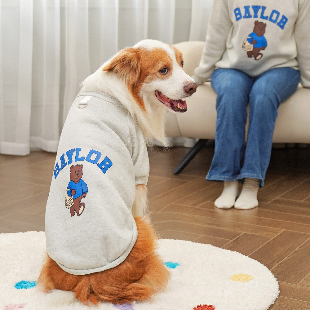 Moletons para Cães Grandes Outono Inverno Roupas de Luxo para Cães Casaco Quente para Animais de Estimação Jaqueta para Cães Grandes Roupas Esportivas ao Ar Livre Moletom para Cães
