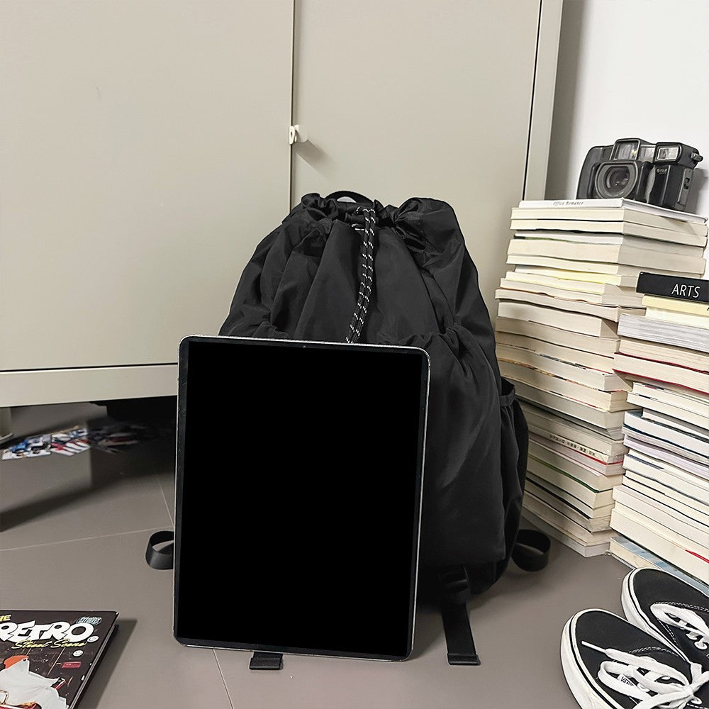 Outdoor Lightweight Backpack with Drawstring Drawstring and Drawstring, Large Capacity Hiking Backpack, Sports Backpack