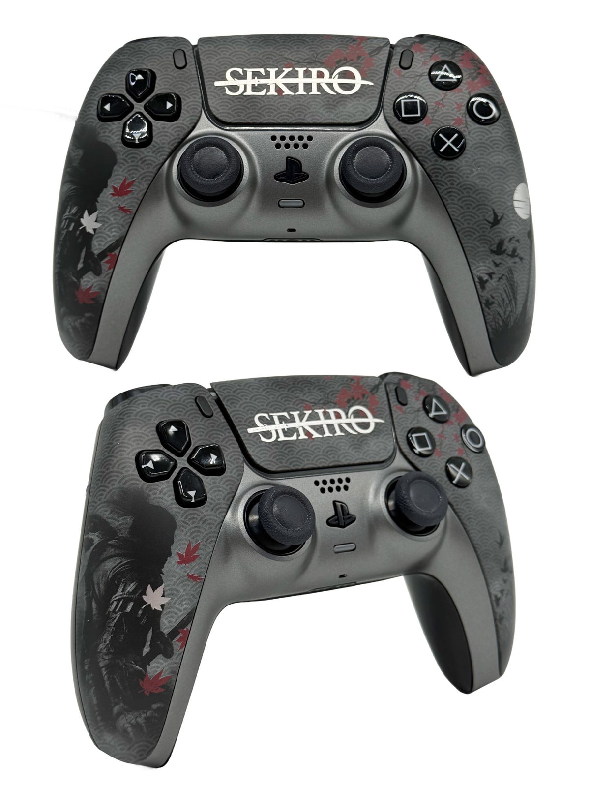For PS5 Controller Shell, Wolf Custom Faceplate Cover with Touchpad for DualSense, Replacement for BDM-010 To 050