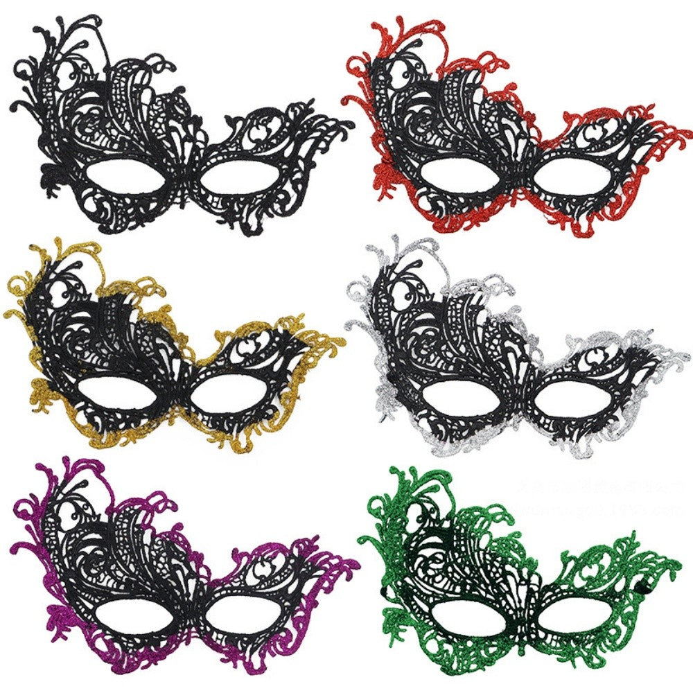 2PCS/set Couple Masks Lace Women Mask Men Painted Half Face Mask Eye Mask Set Party Masquerade Wedding Decoration Costume Prom