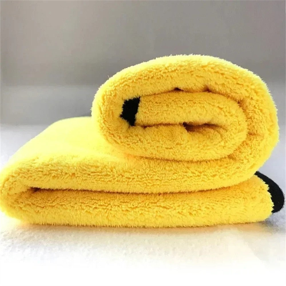 Double Sides Car Microfiber Cloths Super Absorbent Washing Drying Cleaning Towels Auto Detailing Towel Rags Clean Tool