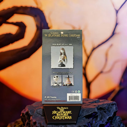 Disney Jun Planning O Estranho Mundo de Jack Sally Mini Bust Up Série 1 Bonecos de Ação Presente de Halloween