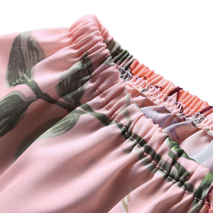 Women Pajama Suit Fashion V-Neck Stretch Satin Babydoll Lace Sexy Lingerie Bowknot Pyjamas Sleep Shorts Set Sleepwear New