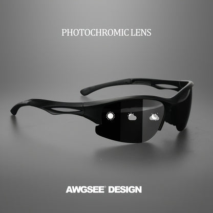 1PCS/3PCS polarized sports sunglasses half-frame men's and women's outdoor sturdy frame, suitable for running, fishing