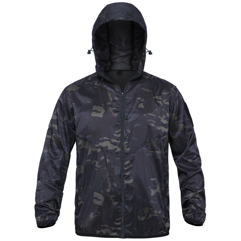 2025 New Thin Army Military Jackets Lightweight Quick Dry Windbreaker Jacket Summer Waterproof Tactical Skin Jacket Raincoat Men