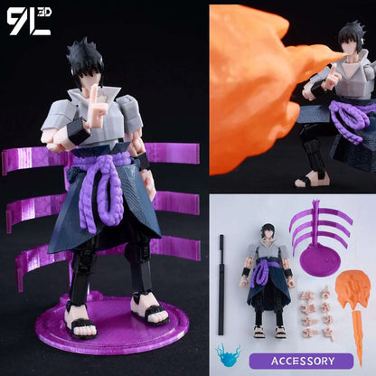 9L3D Lucky13 Titan 13 Ichigo Kurosaki Anime Action Figure Dummy 13 Espada Posável Máscara Oca Modelo Decoração Surpresa de Aniversário