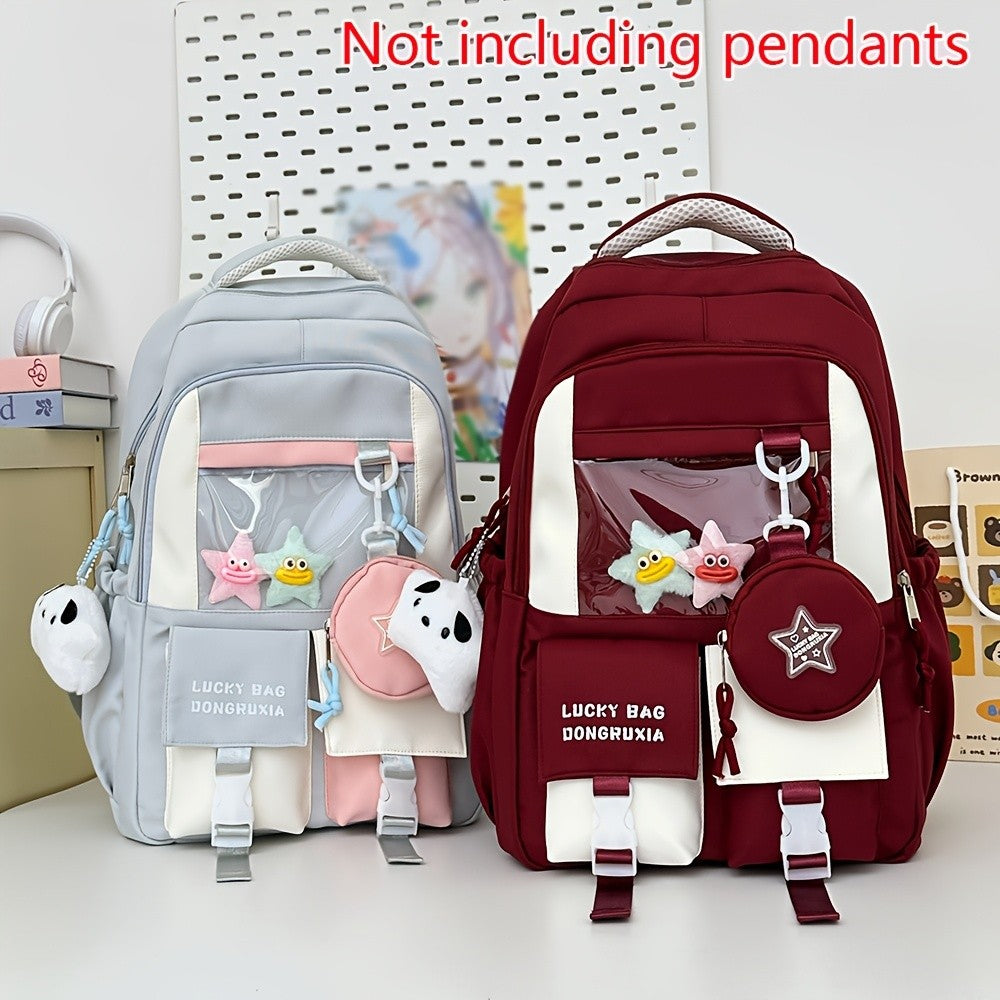 College Backpack for Middle School and High School Students, Versatile Large Capacity Backpack, Computer Backpack