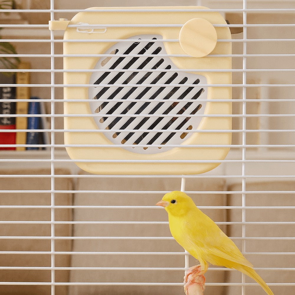 Soprador de Ar Quente Anti-Queimadura para Papagaios Aquecedor Automático e Seguro para Gaiolas de Pássaros Aquecedor Termostático à Prova de Mastigação de Metal