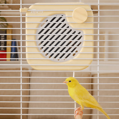 Soprador de Ar Quente Anti-Queimadura para Papagaios Aquecedor Automático e Seguro para Gaiolas de Pássaros Aquecedor Termostático à Prova de Mastigação de Metal