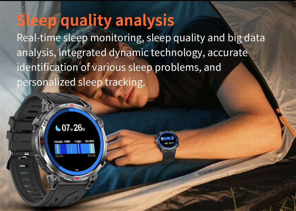 New T-Rex 3 Smart Watch Men GPS Positioning Military 5ATM Waterproof Watch 650mAh Battery Compass Altimeter GPT Assistant Watch