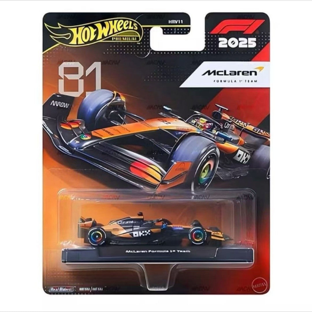 Original 1/64 Hot Wheels Car F1 Racing Model Mclaren Culture Red Bull Mercedes Benz Limited Edition Hrv11 Diecast Vehicle Car
