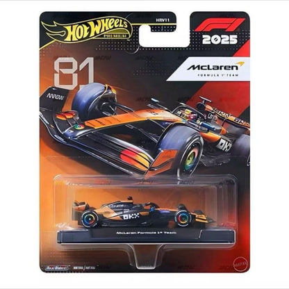 Original 1/64 Hot Wheels Car F1 Racing Model Mclaren Culture Red Bull Mercedes Benz Limited Edition Hrv11 Diecast Vehicle Car