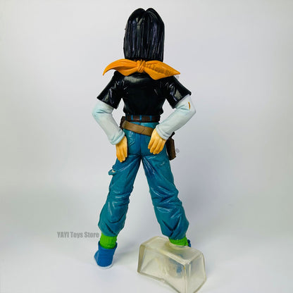 25CM Anime Dragon Ball Z Android 17 18 Figure Android 18 PVC Action Figures Collection Model Toys for Children Christmas Gifts