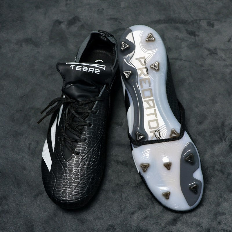 High Quality Mens Soccer Shoes Non-Slip Turf Soccer Cleats for Kids TF/FG Training Football Boots Chuteira Campo 35-45