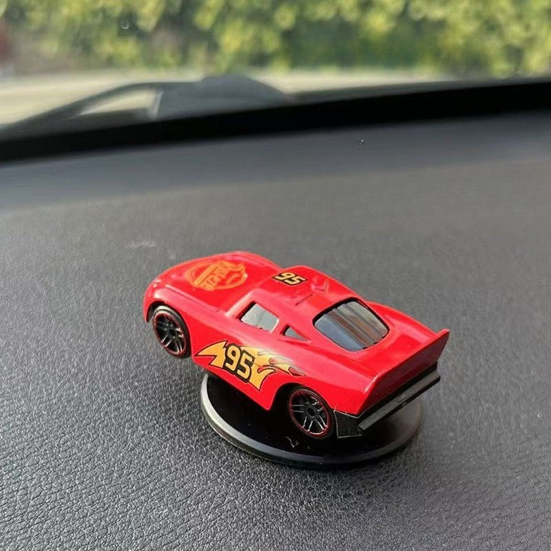 Disney Pixar Carros 3 Relâmpago McQueen Derrapagem Rotação Decoração Automotiva Painel Giratório Automotivo Console Central adereço gif