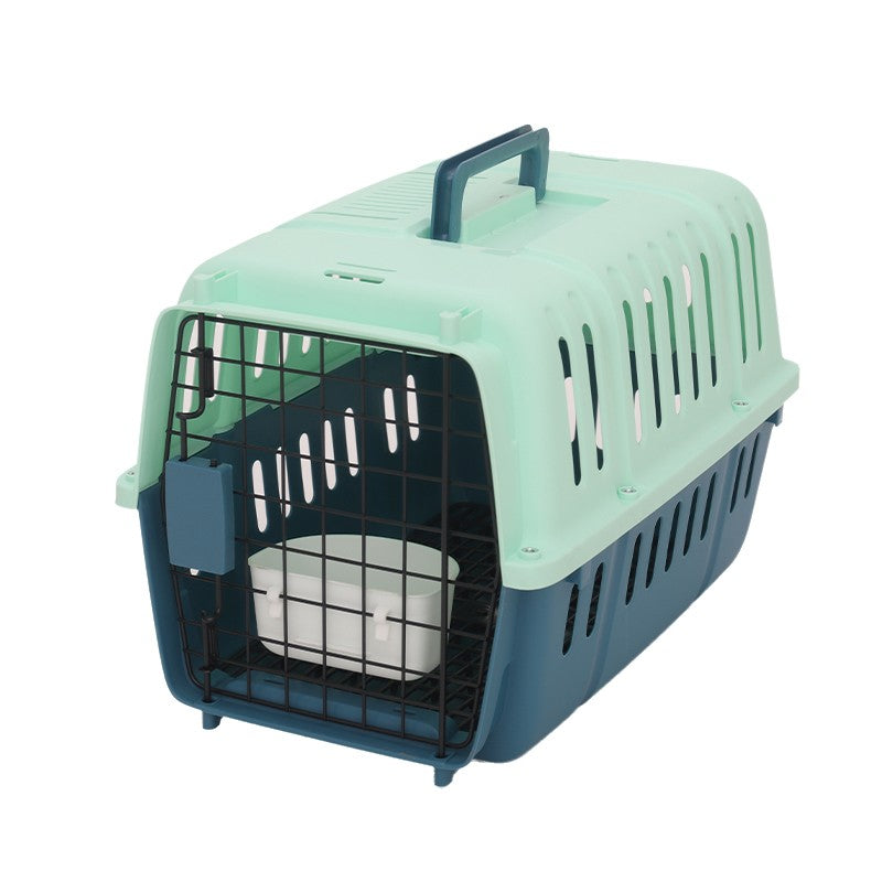 HOOPRT Pet United Airlines Caixa de transporte aéreo pode ser despachada Caixa de gato portátil para carro, caixa para cães pequenos para transporte aéreo, gaiola para gatos