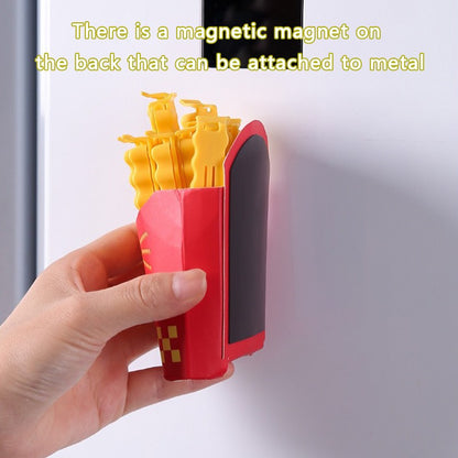 12PCS Potato Shaped Portable Kitchen Storage Food Snack Seal Bag Clips Sealer Clamp ABS Magnetic Tool Refrigerator Magnet