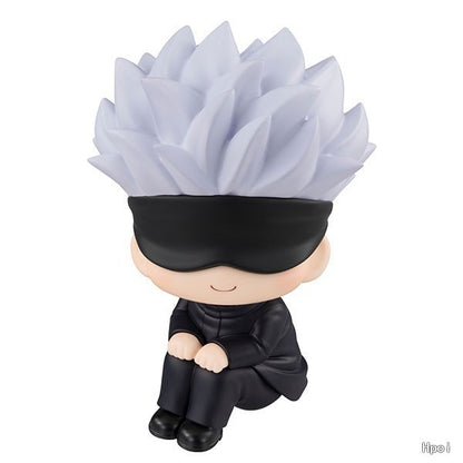 Bonecos Colecionáveis Fofos One Piece Versão Q Luffy Zoro Chopper Ace Boa Hancock Anime Blind Box Decoração de Mesa Carro Brinquedo Presente Infantil