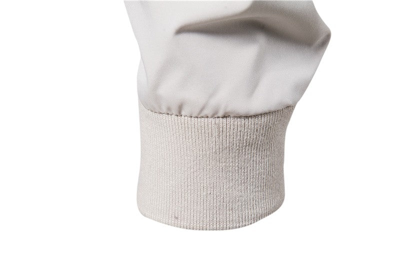 AIOPESON Solid Color Baseball Jacket Men Casual Stand Collar Bomber Mens Jackets Autumn High Quality Slim Fit Jackets for Men