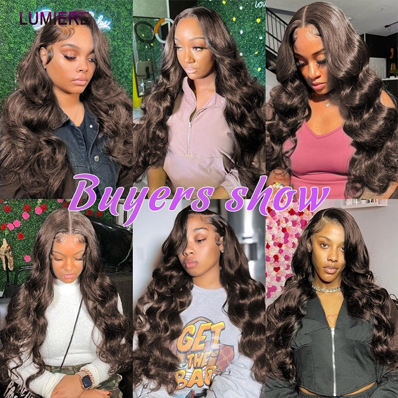 #2 Chocolate Brown Clip in Hair Extensions Real Human Hair Clip ins Double Weft Body Wave Clip ins for Women 8pcs 10-26 Inches