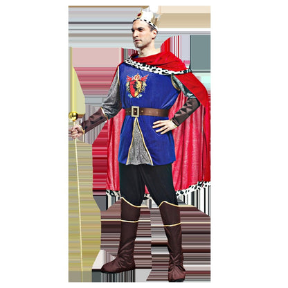 Adult Men's King Knight Suit Robe + Waist Cinching Cosplay / Stage Play / Photo Shoot / Martial Arts Themed Party