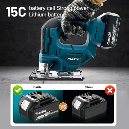 Bateria Genuína Makita BL1860 18V 6Ah para Ferramentas Elétricas, Substituição Li-ion LXT BL1850 BL1840 para Parafusadeira 18V com BMS TPCELL 18V